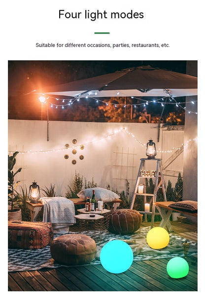 Waterproof Solar Globe Light with Remote Control