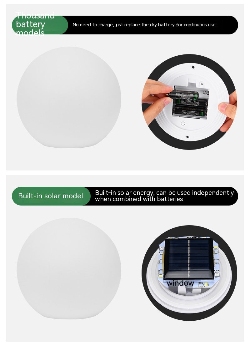 Waterproof Solar Globe Light with Remote Control
