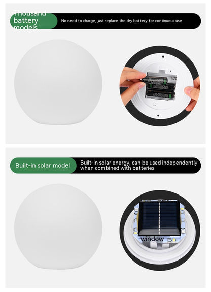Waterproof Solar Globe Light with Remote Control