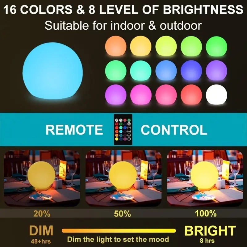 LED Luminous Globe Light