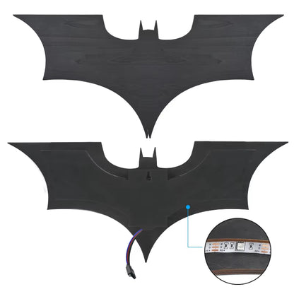 NightWing - 3D RGB Bat Mirror Wall Light with Remote Control