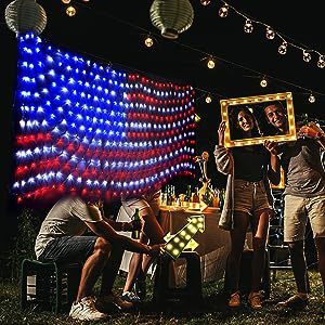 American Flag Lights