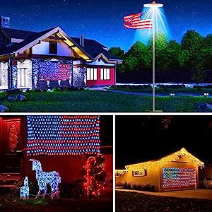 American Flag Lights